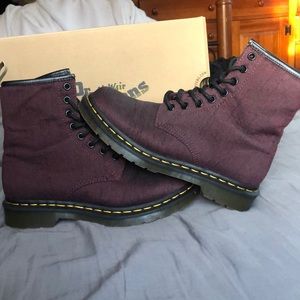 Vegan Castel Cherry Red Doc Martens